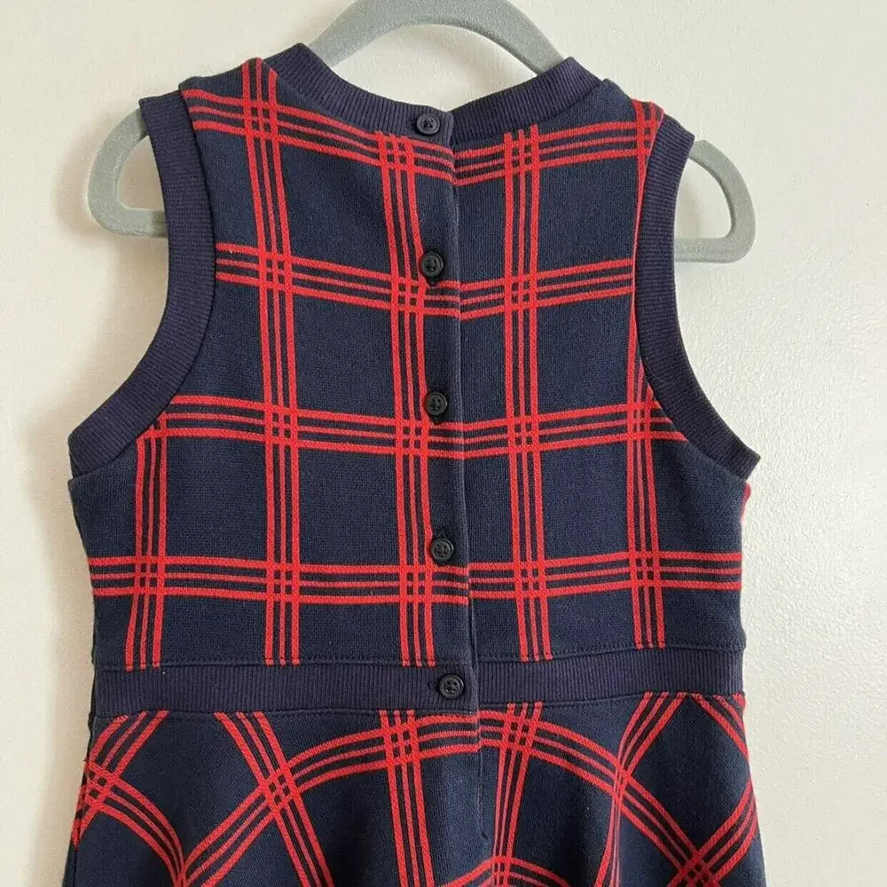Janie & Jack Jacquard Windowpane Dress - Picture 6 of 9